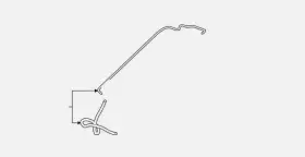 19208818 Acdelco 2007-2013 Cadillac Chevrolet Gmc Sierra Upper Antenna Cable #19208818