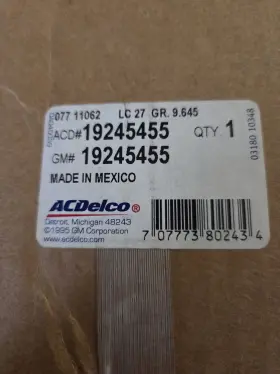 19245455 Acdelco Oe Nos Power Antenna Ac Delco Gm