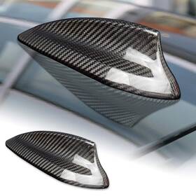 Airspeed Bm-003 Carbon Fiber Car Shark Fin Antenna Cover Radio Signal Base Sticker F