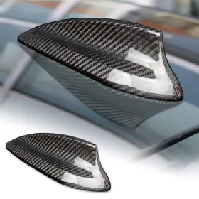 Bm-003 Airspeed Carbon Fiber Car Shark Fin Antenna Cover Radio Signal Base Sticker F