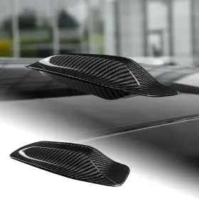 Pybmc2643 Airspeed Carbon Fiber Car Shark Fin Antenna Cover Radio Signal Base Decorativ