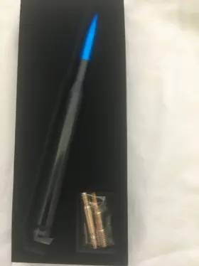 Sa100bk-satipbl Anaguma Racing Billet 5.5 Inch 50 Cal Bullet Antenna - For Ford F150 Raptor Black Blue