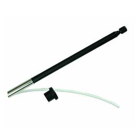 Antennaworks 44-pwr22b Black Stainless Steel Replacement Mast And Nut