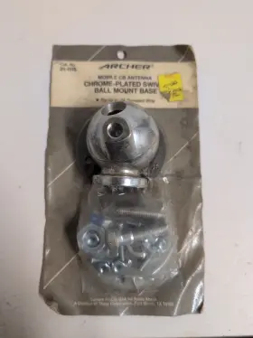 21-1115 Archer Radio Shack New Mobile Cb Antenna Swivel Ball Mount Base