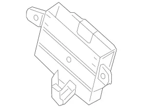 4ke-907-390 Audi Genuine Amplifier Bracket