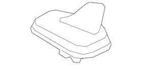Audi 4m0-035-503-r-gru Genuine Antenna