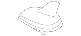 Audi 4n0-035-503-bk-gru Genuine Antenna