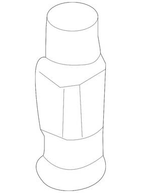 Audi 6q0-035-576-k Genuine Antenna Connector