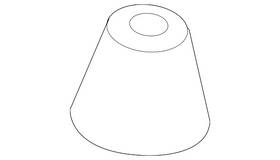 Audi 8j7-035-539-a Genuine Base Grommet