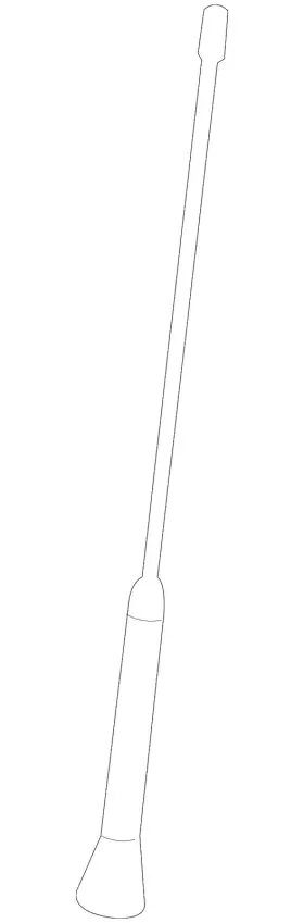 8j7-035-849-a Audi Genuine Antenna Mast