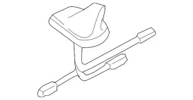 8r0-035-503-c-gru Audi Genuine Antenna