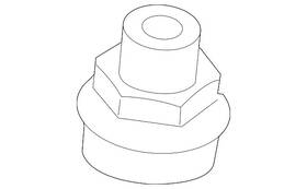Audi Wht-002-427 Genuine Base Nut