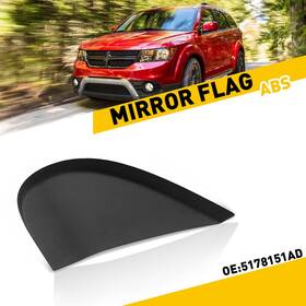 Auxito 5178151ad For 2009-2020 Dodge Journey Left Driver Side Mirror Flag Moulding Trim Abs Black