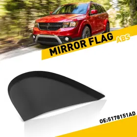 5178151ad Auxito For 2009-2020 Dodge Journey Left Driver Side Mirror Flag Moulding Trim Abs Black