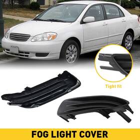 Auxito 5212702070 Front Left And Right Side Bumper Fog Lights Cover For 2003 2004 Toyota Corolla New