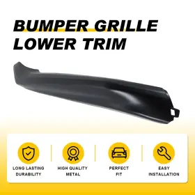 5312406250 Auxito 2pcs Front Left And Right Bumper Cover Molding Set For 2021-2022 Toyota Se Eoj