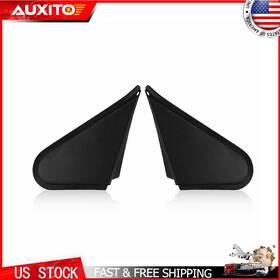 Auxito 60117-0r040 Pair For Toyota Rav4 2013-18 Black Car Side Mirror Corner Triangle Cover Trim B