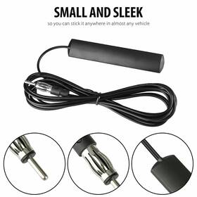 Auxito Antenna-3m Car Radio Hidden Antenna Stealth Stereo Fm Am For Truck Vehicle Motorcycle Boat