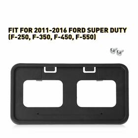 Auxito Bc3z-17a385-aa Fit For Ford F250 Super Duty 11-15 Front 2016 License Plate Tag Bracket Holder A