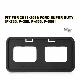 Bc3z-17a385-aa Auxito Fit For Ford F250 Super Duty 11-15 Front 2016 License Plate Tag Bracket Holder A