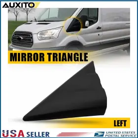 Bk31-v16004-ad Auxito Black Driver Side Mirror Fender Corner Cover Trim For 14-20 Ford Transit Mk8 B
