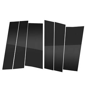 Auxito Bzt-odyssey-11-17-6b Fits For 2011-2017 Honda Odyssey 6pcs Glossy Black Pillar Posts Trim Cover