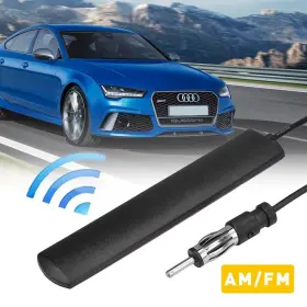 Eoq-ww-89661 Auxito 10 Ft Car Hidden Antenna Stereo Fm Am Aerial Radio Signal Booster Oxilam