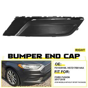 Auxito Fo1039166 For Ford Fusion 17-18 Front Fog Light Cover Right Passenger Side Hs7z17b814aa B