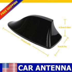Auxito Ito-tx-89641 Shark Fin Black Antenna Cover Radio Am/fm Signal Booster Car Accessories 1x