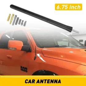 Ito-tx-91321 Auxito 1x Antenna 6.75 Inch Black Car Am/fm Radio Short Mast With Screws