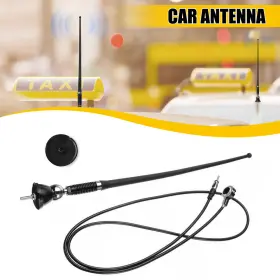N-056b Auxito 16 Inch Universal Mount Swivel Base Car Radio Am/fm Amplified Signal Aerial Antenna