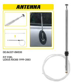 Auxito Qhl7769238119283yx Power Antenna Mast Fit For Lexus Rx300 86337-0w030 1999 2000 2001 2002 2003 N8b9