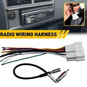 Syjxs-silverado-99-02 Auxito For 2000-2002 Chevrolet Suburban 1500 2500 Radio Wire Harness Antenna Adapter B