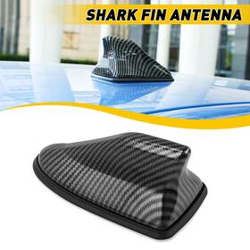 Auxito Tx-syq-txw16 Carbon Fiber Shark Cover Car Trim Fin Antenna Roof Signal Radio Am/ Fm Aerial Us