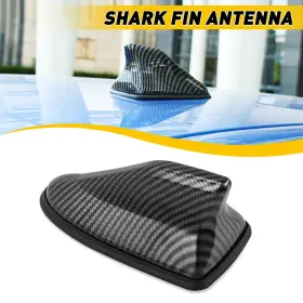 Tx-syq-txw16 Auxito Carbon Fiber Shark Cover Car Trim Fin Antenna Roof Signal Radio Am/ Fm Aerial Us