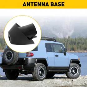 Txdz-fj-07-14 Auxito Antenna Base Ornament Bezel For 2007-2013 Tundra Adapter 2011-2014 Toyota Sienna