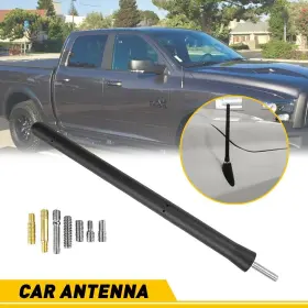 Wwd-xpd-86551 Auxito For Truck Boat 6.75 Inch Short Car Radio Stereo Antenna Stealth Fm Am With 6 Screws