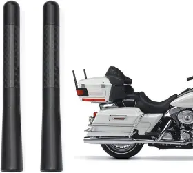 Usc031 Bingfu 2pcs 4.7 Inch Car Antenna Mast Carbon Fiber Auto Truck Aerial Universal