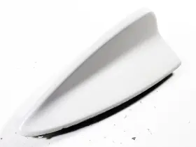 018636 Bmw 12-15 X1 E84 Shark Fin Roof Antenna Cover Trim Alpine White Oem 13 14