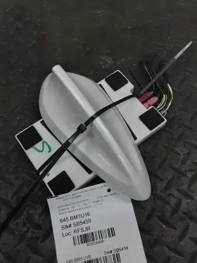 645.bm1u16 Bmw 2014- 2016 435i Gran Coupe Roof Moutned Antenna W-module White