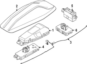 65-20-5-b5c-a85 Bmw Genuine Antenna Amplifier