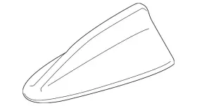 65-20-9-107-484 Bmw Genuine Radio Antenna Cover