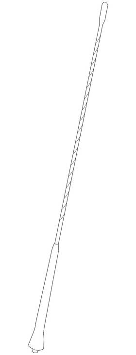 Bmw 65-20-9-156-741 Genuine Antenna Mast
