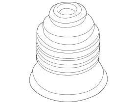 65-21-8-389-555 Bmw Genuine Antenna Mast Grommet