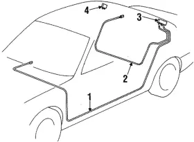 65-24-8-350-099 Bmw Genuine 1991-1997 - Cable