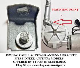 Cadillac Mb10292025 1959/1960 Antenna Mounting Bracket