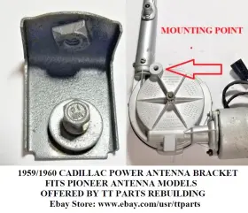 Mb10292025 Cadillac 1959/1960 Antenna Mounting Bracket