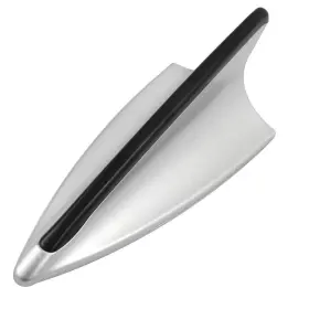 Carpopart 608641719413 Universal Silver Tone Shark Fin Design Decorative Car Roof Antenna Dummy Aerial