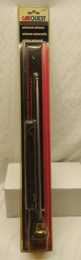 Carquest 81013 Universal Radio Antenne Extendable Top Mount 3-section Mast 1 Inch Hole Am Fm Car