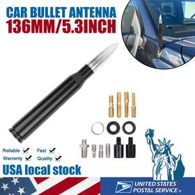 Chaogang Al3z18813a-4cr0036 5.3 Inch Car Short Silver Black Bullet Antenna Radio Am/fm For Ford F150 Raptor 09-22